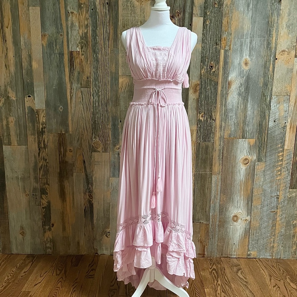 Venus pink maxi dress